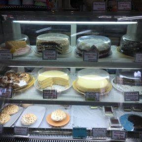 Gluten-free cake display from Butter is Better Bakery